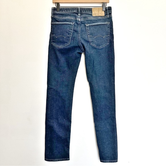 American Eagle Next Level Airflex Slim Straight Men’s Denim Jeans Dark 30 x 32 - Picture 2 of 9